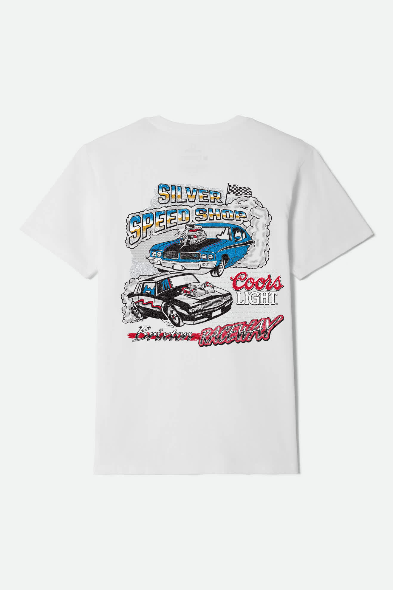 WHITE COORS LIGHT RACEWAY S/S STT