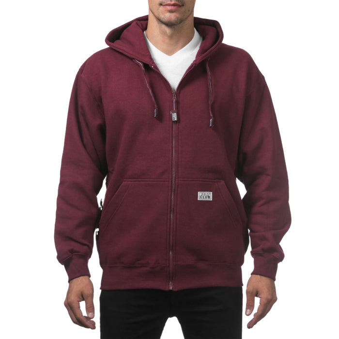 Heavyweight Full Zip Fleece Hoodie