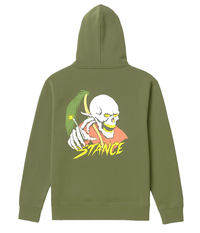 STANCE PALM SLAYER HOODIE ARMY GREEN