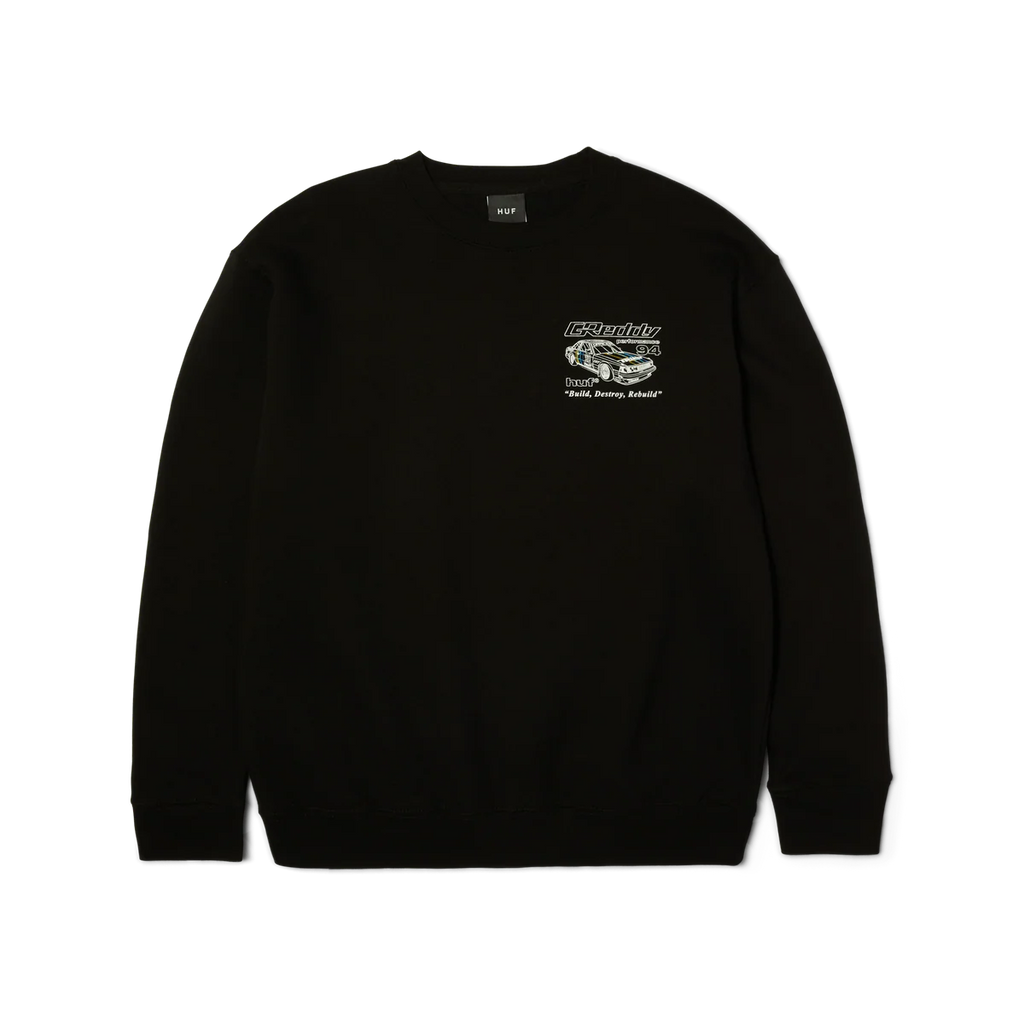 HUF x GReddy Retro Mod Crewneck Sweatshirt