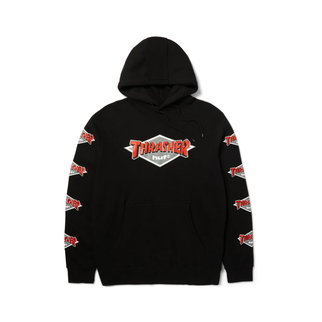 HUF x Thrasher Logo Hoodie