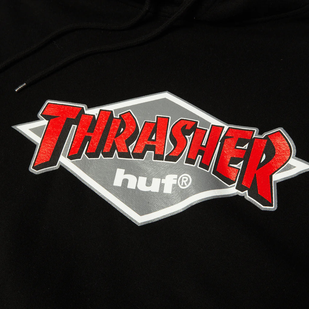 HUF x Thrasher Logo Hoodie